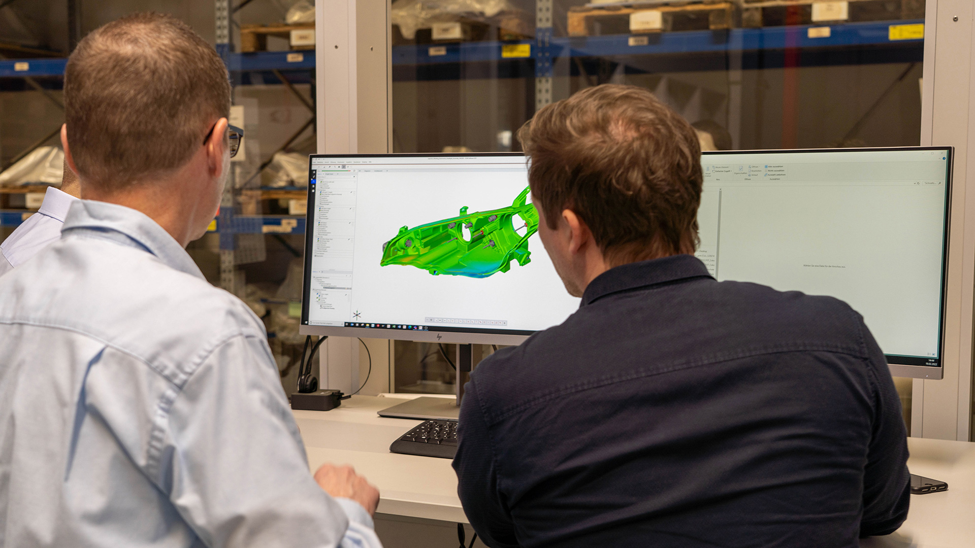 ZEISS INSPECT wizualizuje ukryte wady z porównaniem powierzchni. 