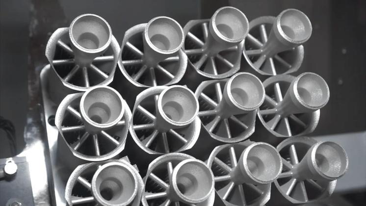 Zawirowywacze paliwa – wykonane z INCONEL 625 – są częścią przemysłowej turbiny gazowej Siemens Energy.