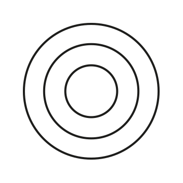 Ikona przedstawiająca trzy okręgi.