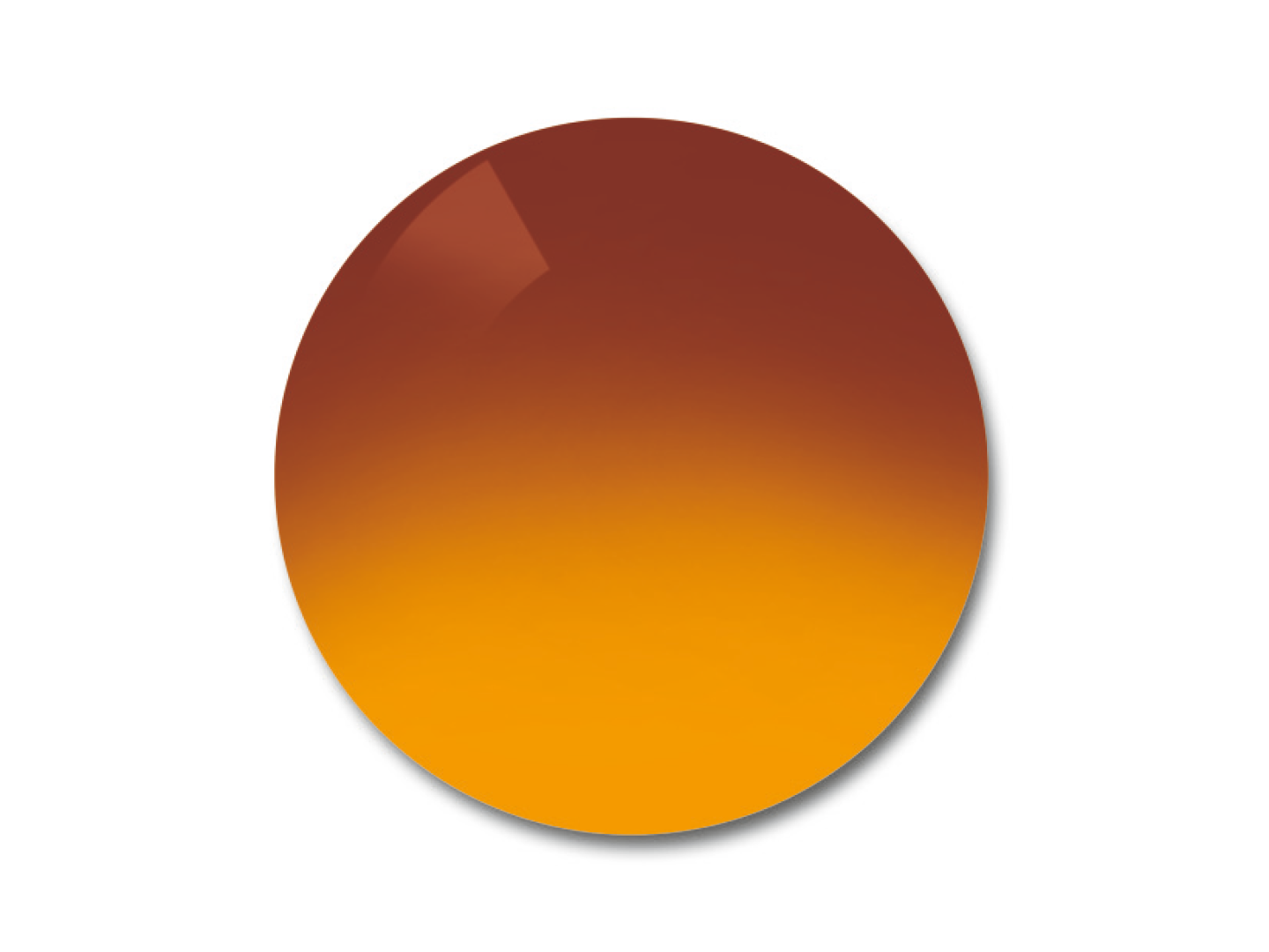 Wzór koloru dla barwienia soczewek ProGolf, gradient 75/25%. 